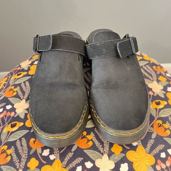 Dr. Martens Black Clogs with Yellow Stitching - Picture 8 of 9